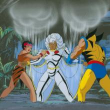 X-Men Savage Land, Strange Heart, Part Two  Wolverine, Storm, and Jubilee Production Cel (1994) - ID: jun24114 Marvel