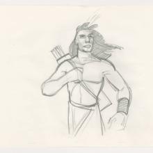 Pocahontas Kocoum Development Drawing (1995) - ID: mar23060 Walt Disney