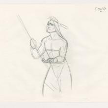 Pocahontas Kocoum Production Drawing (1995) - ID: mar23062 Walt Disney