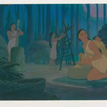 Pocahontas Village Color Reference Image Studio Print (1995) - ID: mar23165 Walt Disney