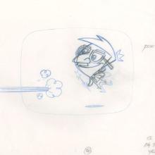Fairly OddParents Pilot Cosmo in Disguise Layout Drawing (1998) - ID: mar23208 Nickelodeon