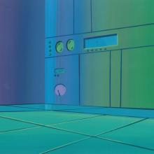 Super Friends Elevator to Nowhere Production Background (1980) - ID: mar23219 Hanna Barbera