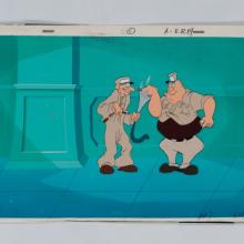 Pound Puppies and the Legend of Big Paw Pan Production Background and Cel (1988) - ID: mar23284 Hanna Barbera