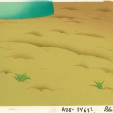 Smurfs Hand-Painted Production Background (1984) - ID: mar23488 Hanna Barbera