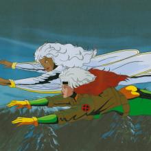 X-Men "Whatever It Takes" Storm & Rogue Production Cel (1993) - ID: mar24009 Marvel