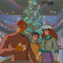 X-Men "Have Yourself a Morlock Little Christmas" Production Cel (1995) - ID: mar24057 Marvel