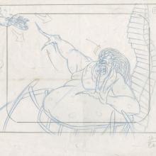 X-Men "Longshot" Mojo Layout Drawing (1996) - ID: mar24085 Marvel