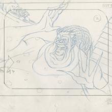 X-Men "Longshot" Mojo Layout Drawing (1996) - ID: mar24086 Marvel