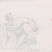 X-Men "Old Soldiers" Captain America Production Drawing (1997) - ID: mar24090 Marvel