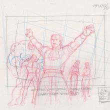 X-Men "The Fifth Horseman" Layout Drawing (1997) - ID: mar24116 Marvel