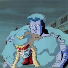 X-Men "Red Dawn" Colossus & Omega Red Production Cel (1993) - ID: mar24145 Marvel