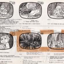 The Hobbit Bilbo Roads Go Ever On Storyboard Drawing (1977) - ID: mar24156 Rankin Bass