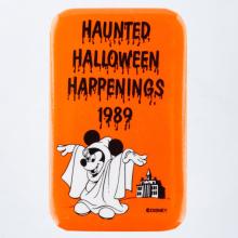 Haunted Mansion Halloween Happenings Button (1989) - ID: mar24357 Disneyana