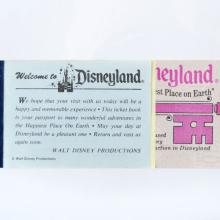 Disneyland Courtesy Guest Ticket Book (1976) - ID: mar24368 Disneyana