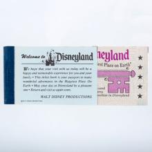 Disneyland Courtesy Guest Ticket Book (1974) - ID: mar24391 Disneyana