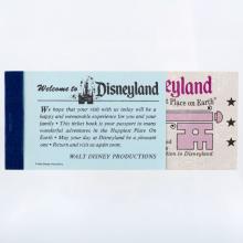 Disneyland Courtesy Guest Ticket Book (1973) - ID: mar24419 Disneyana