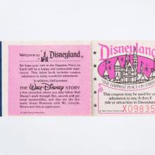5 Adventures in Disneyland Ticket Book (1978) - ID: mar24448 Disneyana