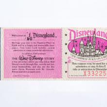 Disneyland Courtesy Guest Ticket Book (1978) - ID: mar24450 Disneyana
