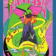 1970s Fantasia Claude Coats Signed Window Card - ID: marfantasia22020 Walt Disney