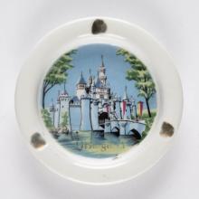 Disneyland Sleeping Beauty Castle Souvenir Ashtray (c.1970s) - ID: may22007 Disneyana