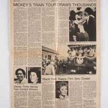 Marty Sklar Disney Times Newsletter 1979 - ID: may22056 Disneyana