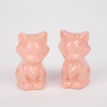 Pinocchio Figaro Ceramic Salt & Pepper Shakers (c.1940s) - ID: may22421 Disneyana