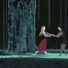 Sleeping Beauty Briar Rose Meets her Prince Concept by Eyvind Earle - ID: may22645 Walt Disney