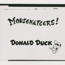 Donald Duck Mousketeers Press Photograph (1956) - ID: may23047 Disneyana