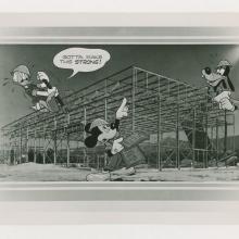 Mickey and Friends Construction Site Press Photograph (1947) - ID: may23048 Disneyana