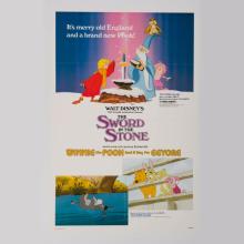The Sword in the Stone & Winnie the Pooh a Day for Eeyore Re-Release One-Sheet Poster (1983) - ID: may23062 Walt Disney