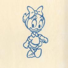 1990s DuckTales Webby Vanderquack Consumer Products Development Drawing - ID: may23123 Disneyana