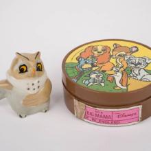 Fox and the Hound Big Mama Ceramic Figurine (c.1960s/1970s) - ID: may23755 Disneyana