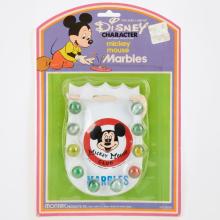 Mickey Mouse Marbles and Pouch Set by Monarc Products (c.1970s-1980s) - ID: may24011 Disneyana