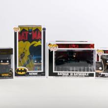 Collection of 4 Funko Pop Batman Figures (c. 2010s) - ID: may24027 Pop Culture