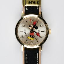 50 Happy Years Commemorative Mickey Mouse Watch by Bradley Time (1973) - ID: may24042 Disneyana