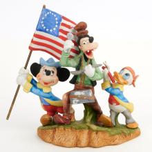 America on Parade Mickey, Goofy, and Donald Figurine (1976) - ID: may24057 Disneyana