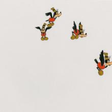 The Art of Self Defense Goofy's Knockout Angels Production Cel (1941) - ID: may24165 Walt Disney