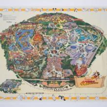 Disneyland "40 Years of Adventures" 1995 Map - ID: nov23382 Disneyana
