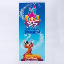 35 Years of Magic Disneyland Pop-Up Map (1990) - ID: nov23383 Disneyana