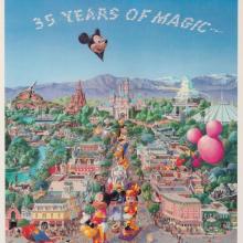 35 Years of Magic Signed Limited Print by Charles Boyer (1990) - ID: oct22116 Disneyana