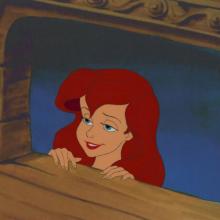 The Little Mermaid Ariel Falling in Love Production Cel (1989) - ID: oct22132 Walt Disney