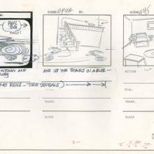Tiny Toon Adventures Let's Do Lunch Storyboard Drawing - ID: oct23148 Warner Bros.