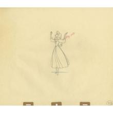 Sleeping Beauty Briar Rose Singing Production Drawing (1959) - ID: sep22059 Walt Disney