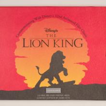 Lion King Limited Edition International Prepaid Calling Card Set (1994) - ID: sep23232 Disneyana