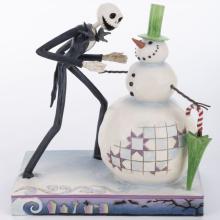 Jack Skellington and Snowman “A Snowy Discovery” Figurine (2023) - ID: 028399350315 Disneyana