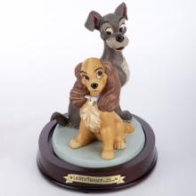 Lady and the Tramp “Opposites Attract” Figurine (2005) - ID: 045544008693 Disneyana