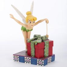 Tinker Bell “Pixie Dusted Present” Figurine (2016) - ID: 045544848855 Disneyana