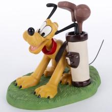 Pluto “A Golfer's Best Friend' Figurine (1999) - ID: 761880413143 Disneyana