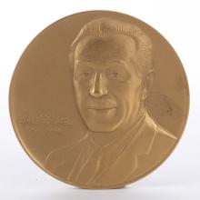 Walt Disney Bronze Commemorative Medallion (1968) - ID: FCTjan25003 Disneyana