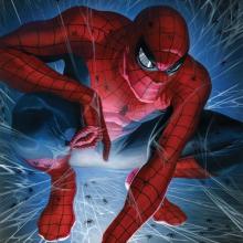 Canvas “Spider-Man 1: Torment” by Alex Ross Signed Print - ID: AR0373C Alex Ross